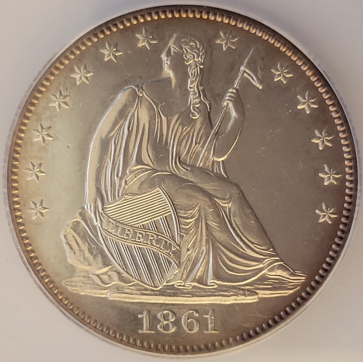 1861-O-50c-Liberty-Seated-Half-Dollar---Confederate-Issue